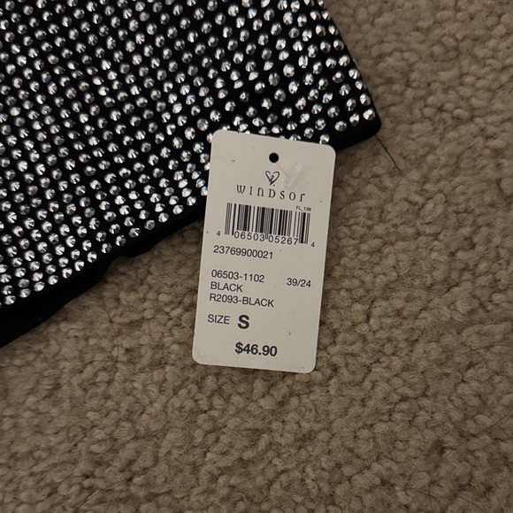 Windsor Black and Silver Studded Top - Picture 2 of 2